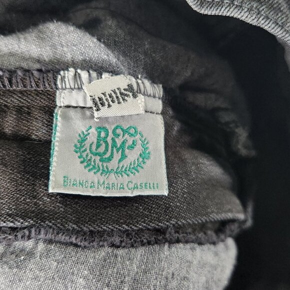 Vintage Bianca Maria Caselli High Waisted Floral Embroidery Size 12/ 26"  Lot A - Picture 2 of 5